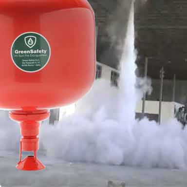 Erogatore antincendio a polvere a diffusione ultrarapida Greensafety